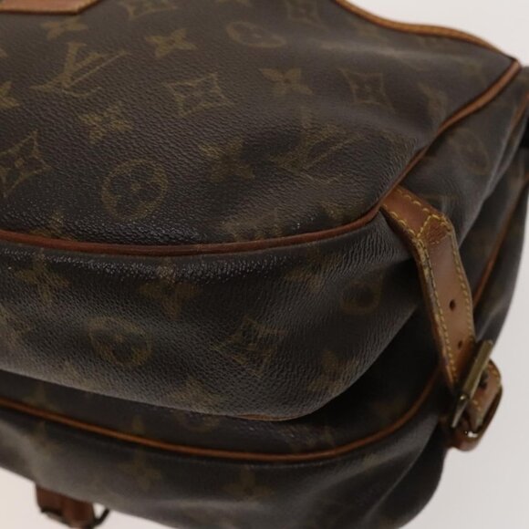 Authentic LOUIS VUITTON Monogram Saumur 30 Shoulder Bag M42256 LV - Picture 7 of 16